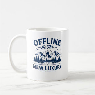 Offline-Geschenk für Naturliebhaber und Bücherlese Kaffeetasse