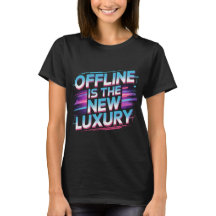 Offline ist der neue Luxus - Retro-Neon-Ästhetik