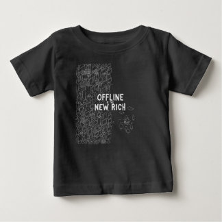 Offline ist die neue Reiche Baby T-shirt