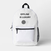 Offline Ist Luxus Minimalistischer Rucksack – Mode