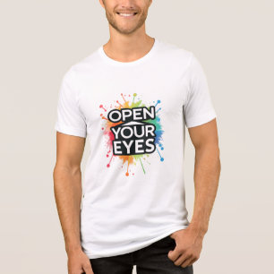 👁 ÖFFNE DEINE AUGEN – Sieh über das Gewöhnliche h Tri-Blend Shirt