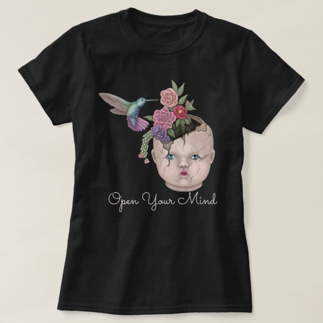 Öffne deinen Geist T-Shirt (Design vorne)