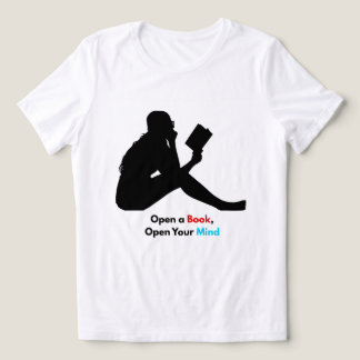 Öffne ein Buch, öffne deinen Geist – Design für Le Tri-Blend Shirt