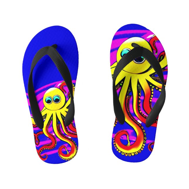 Öffnen des Octopus-Designers Kinderbadesandalen (Fußbett)