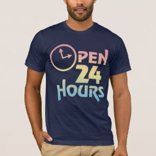 Öffnen Sie 24 Stunden Mutterschafts-T - Shirt- T-Shirt