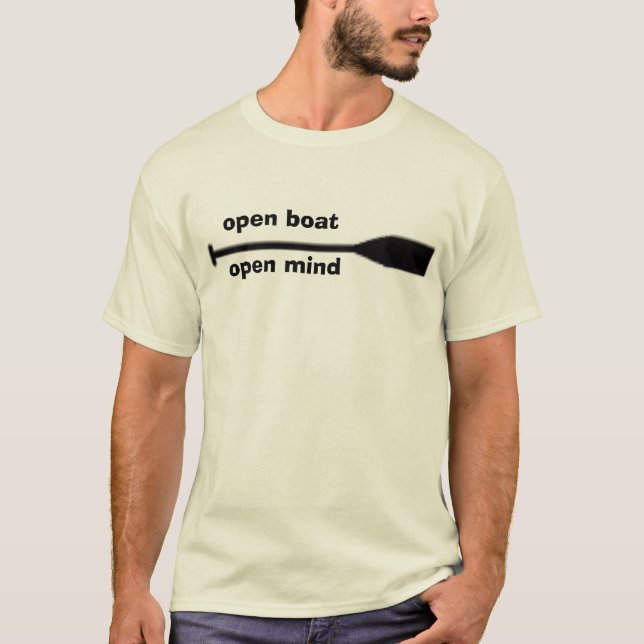öffnen Sie Boot T-Shirt (Vorderseite)
