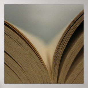 Öffnen Sie Buch-Seiten-Plakat Poster