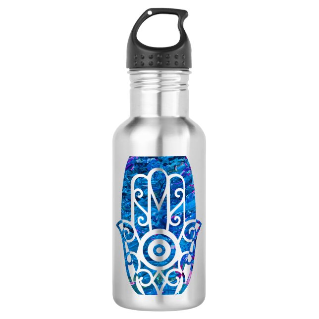 Öffnen Sie das Auge Edelstahlflasche (Vorderseite)