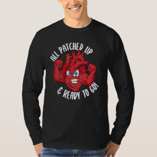 Öffnen Sie die Herz-Operation Erholung Post Bypass T-Shirt