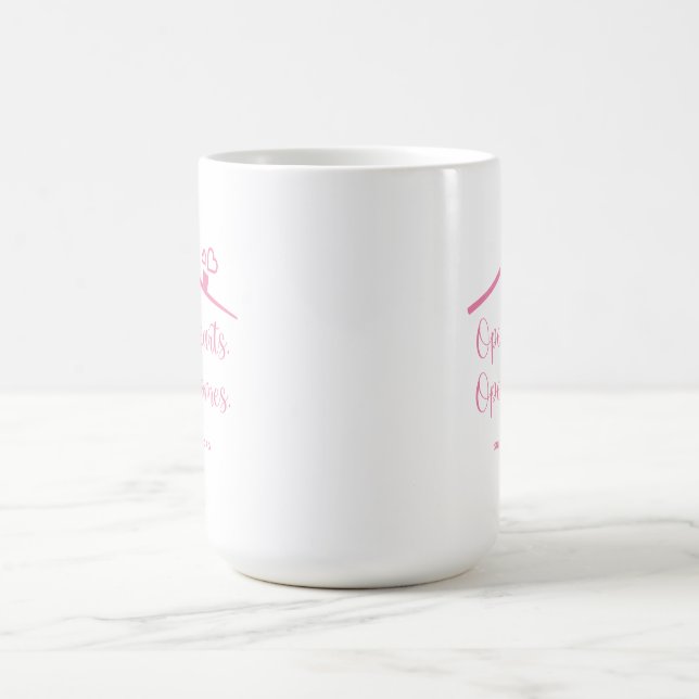 Öffnen Sie die Herzen. Zuhause Zuhause. Tasse (Mittel)