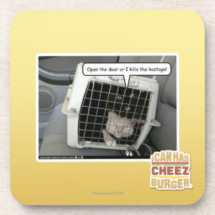 Öffnen Sie die Tür Getränkeuntersetzer