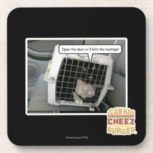 Öffnen Sie die Tür Getränkeuntersetzer