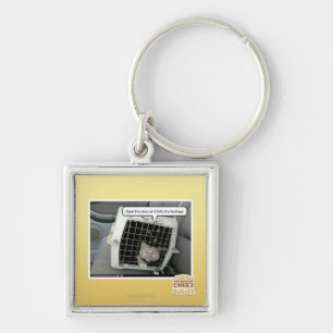 Öffnen Sie die Tür Schlüsselanhänger