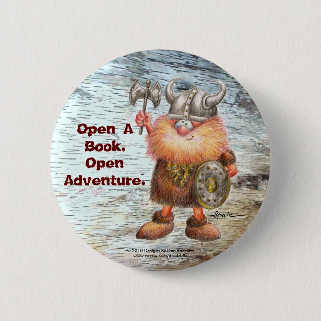 Öffnen Sie ein Buch.  Öffnen Sie Abenteuer Button (Vorderseite)