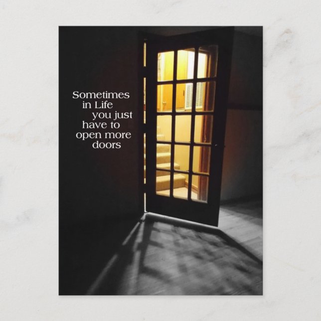 Öffnen Sie eine weitere Türkarte. Postkarte (Vorderseite)