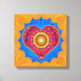 Öffnen Sie Ihr Herz Leinwanddruck