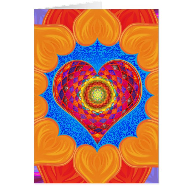 Öffnen Sie Ihre Herzgrußkarte (Vorne)