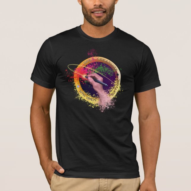 Öffnen Sie Kreativität T-Shirt (Vorderseite)