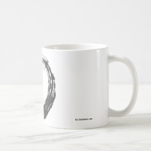 Öffnen Sie Kreis Enso Zen-Tasse Kaffeetasse