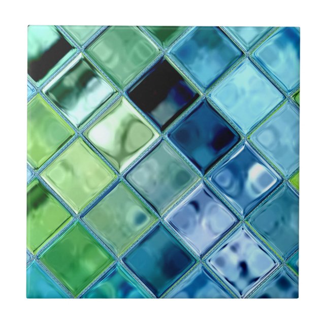 Öffnen Sie kundengerechtes Ozean Fliese oder (Vorderseite)