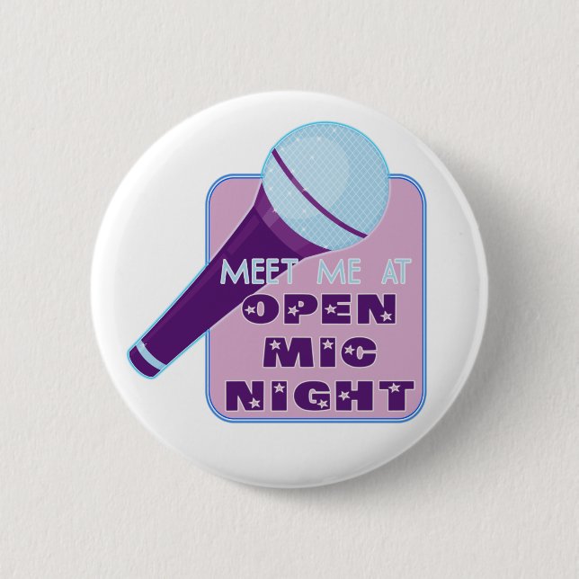 Öffnen Sie Mic-Nachtknopf Button (Vorderseite)