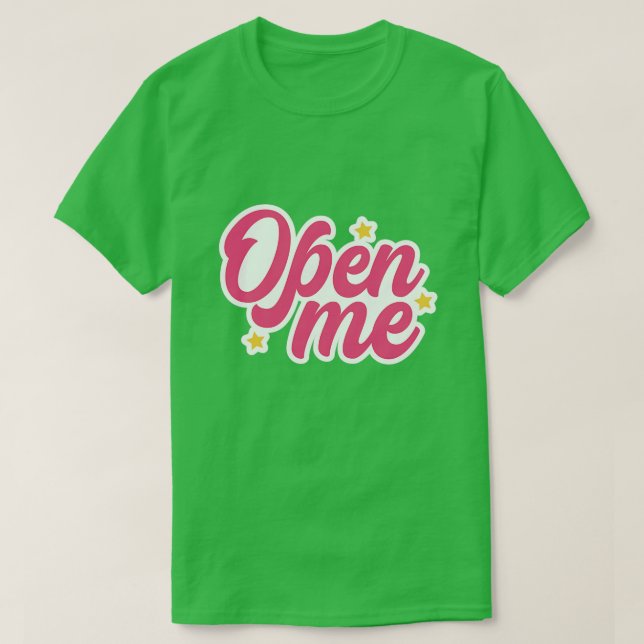 Öffnen Sie mich01 T-Shirt (Design vorne)
