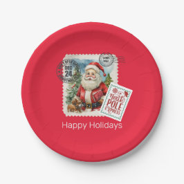 Öffnen Sie nicht bis Weihnachts-Papierplatte Pappteller