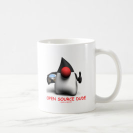 Öffnen Sie QuellTyp (Software-Entwickler-Herzog) Kaffeetasse