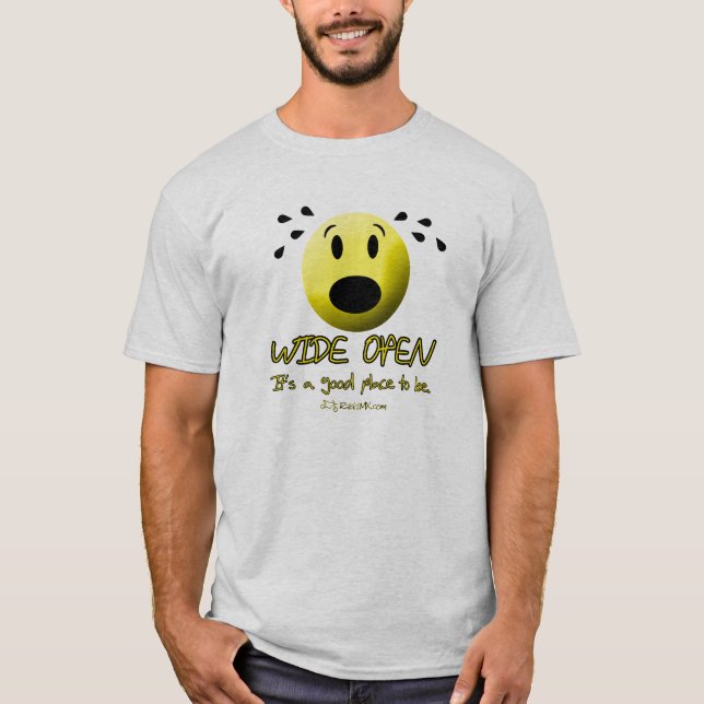 Öffnen Sie weit Motorrad-T-Shirt T-Shirt (Vorderseite)