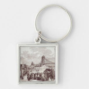 Öffnung der Hungerford Hängebrücke Schlüsselanhänger