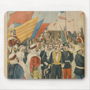 Öffnung der Saida Eisenbahn in Algerien Mousepad