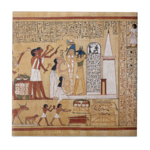 Öffnung des Mund-Zeremonie-Buches der Toten Fliese