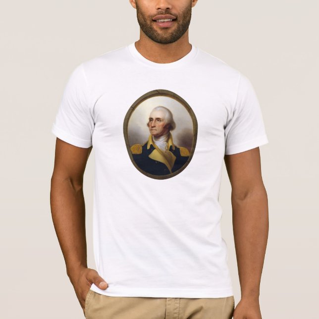 Öffnungs-Malerei General-George Washington T-Shirt (Vorderseite)