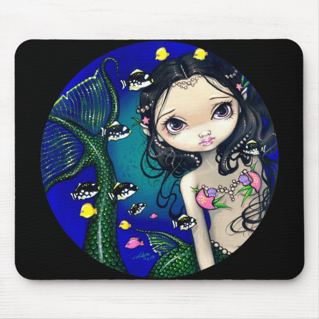 "Öffnungs-Meerjungfrau" Mousepad (Vorne)