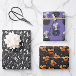 Offre groupée papier enveloppant Halloween