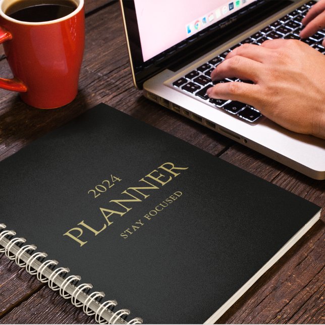 Offre professionnelle Gold & Black Stay Focused 20 (Créateur téléchargé)