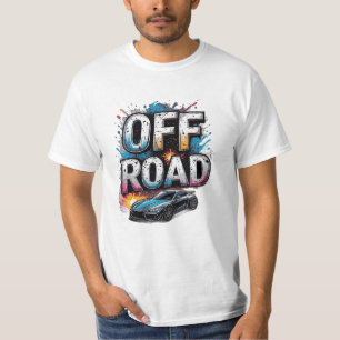 🏁 Offroad-Adrenalin-Rennwagen-Graffiti T-Shirt