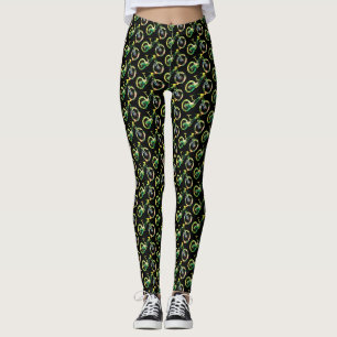 Offroad Downhill Sport Xtreme Wasserfarben Kunst, Leggings