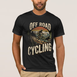 Offroad-Radfahren Vintage-Mountainbike T-Shirt