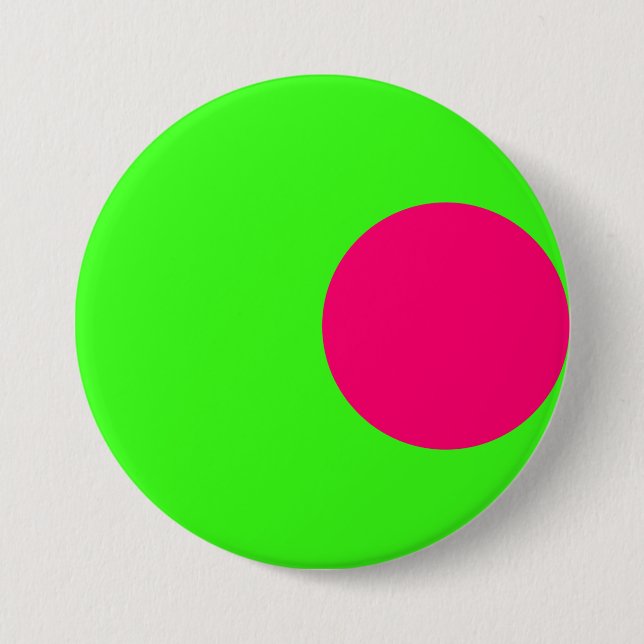 Offset Neon Dot Custom Button (Vorderseite)