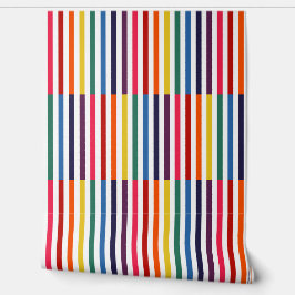 Offset-Regenbogenstreifen Tapete