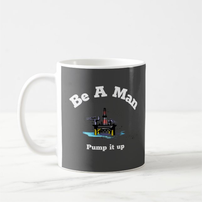 Offshore, pumpen Sie es hoch Kaffeetasse (Links)