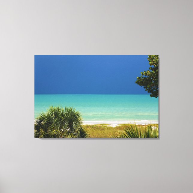 Offshore-Wetter gekreuzte Canvas Print Leinwanddruck (Vorderseite)