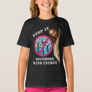 Offshore-Windenergie stoppen sie Jesus T-Shirt
