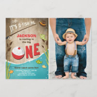 Ofish-al Fishing Invitation Anniversaire Le grand
