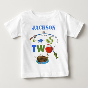 Ofishally 2 Baby T - Shirt Kleiner Fischer Shirt