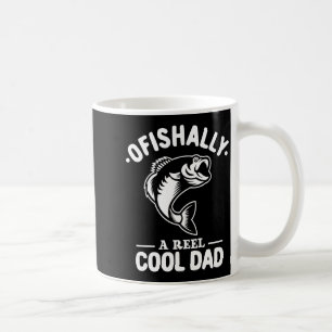 Ofishally ein echt cooler Dad lustiger Angler Kaffeetasse