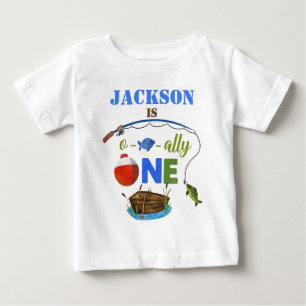 Ofishally One Baby T - Shirt O-Fisch-ally Big One 