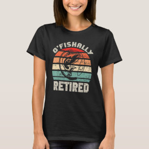 Ofishally Rentner-Angeln Retro-Rentner-Angeln T-Shirt