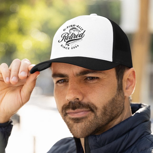 Ofishally Retired 2024 Funny Fishing Truckerkappe (Von Creator hochgeladen)